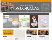 Tablet Screenshot of bergglas.de